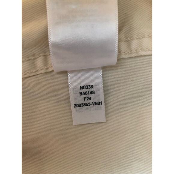 New Madewell Cargo Cream Pants Size P24 Womens - Picture 9 of 9